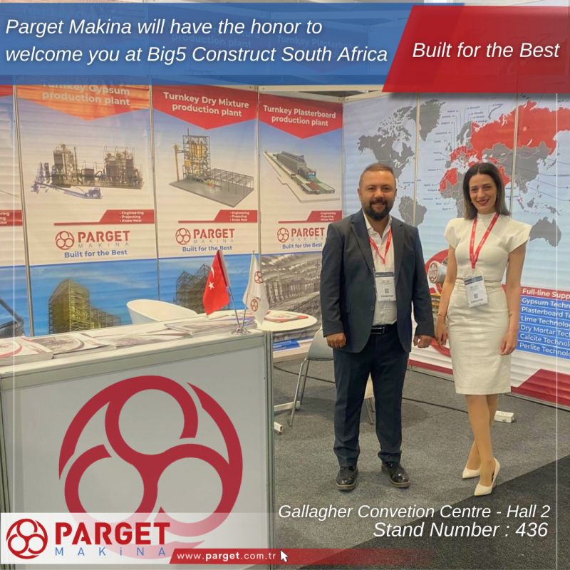Компания Parget Makina имеет честь приветствовать вас на выставке Big 5 Construct South Africa