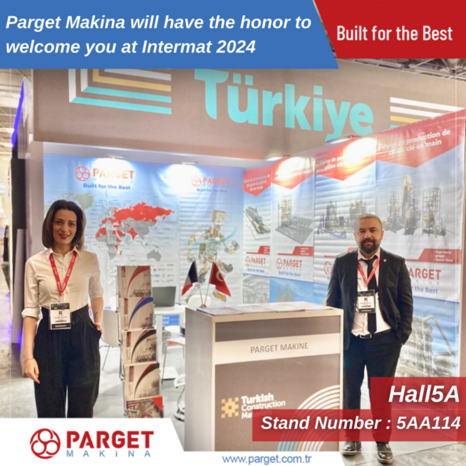 Parget Makina будет рад приветствовать вас в Париже на выставке Intermat