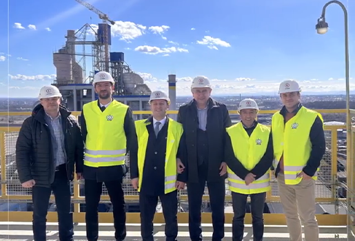 Signature of contract for gypsum and dry mortar production plant with Ivano Frankivsk Cement in Ukraine